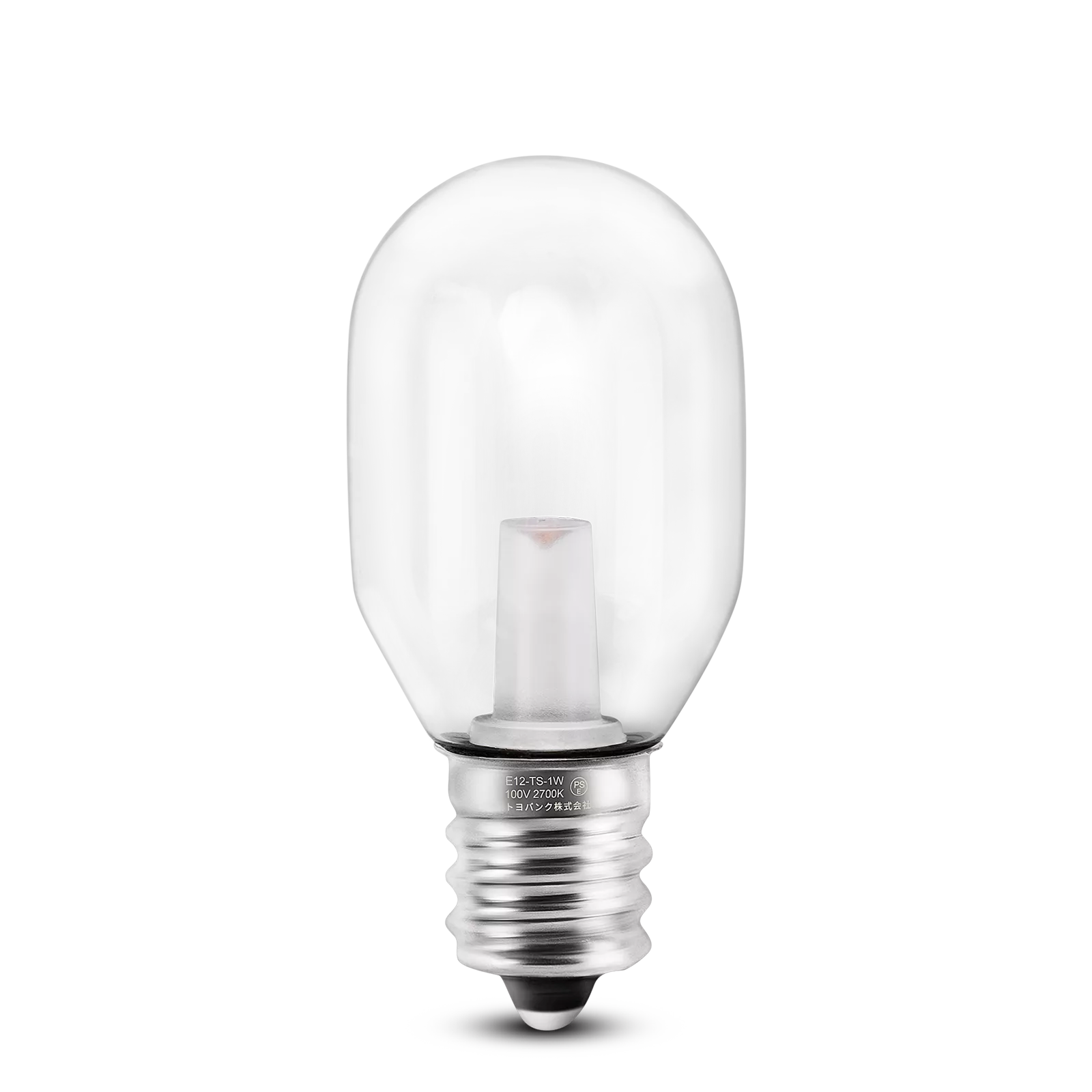 E12口金 LED小丸電球 T形 6W形相当